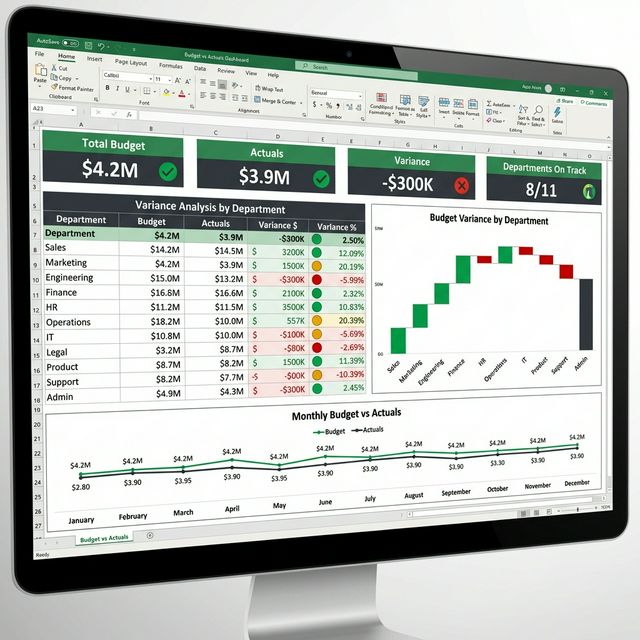 Budget vs Actuals Report